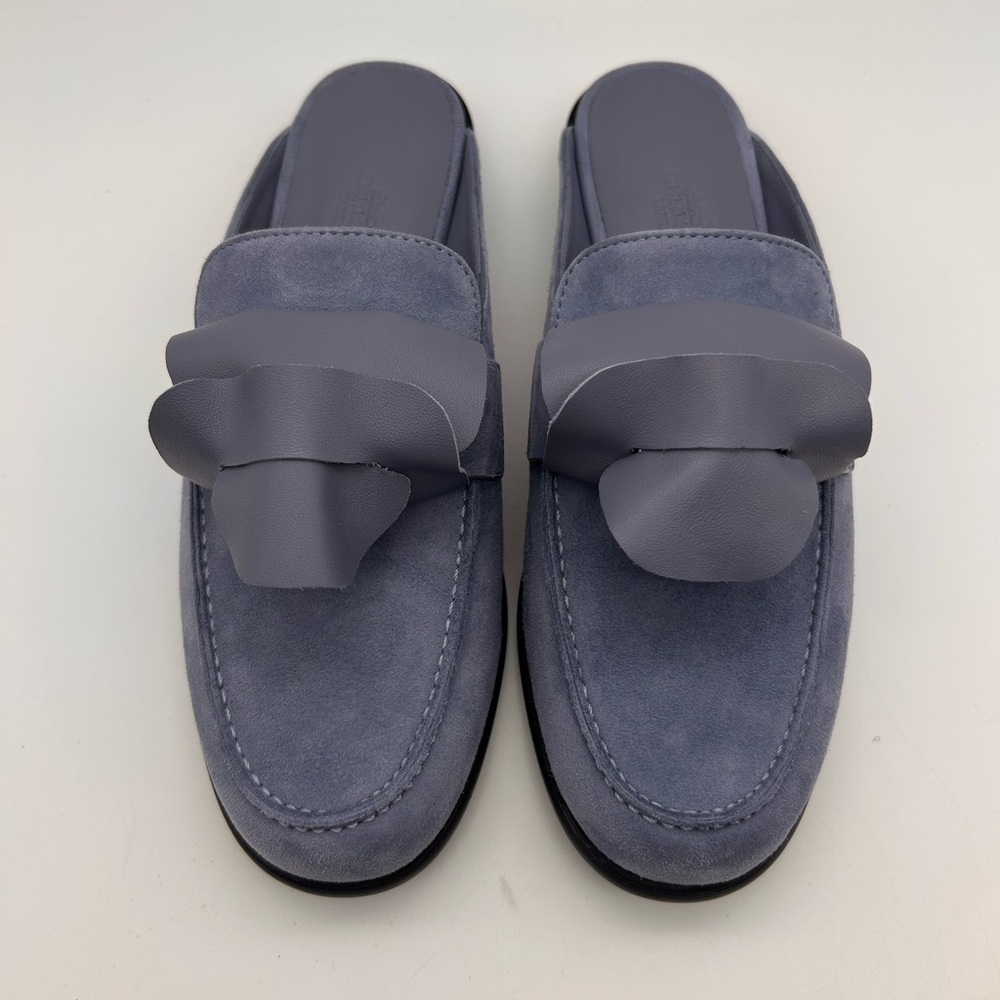 Hermès Iota Mule New In Box Blue Ciel Size 37 - Picture 15 of 16